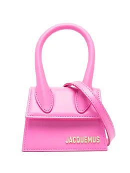 Jacquemus: Розовая сумка  Le Chiquito