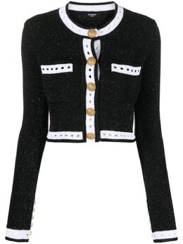 Balmain: Кардиган с длинным рукавом 