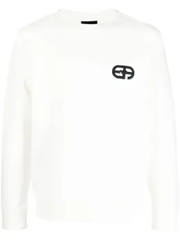 Emporio Armani: Белый свитшот 