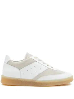MM6 Maison Margiela: Белые кроссовки 