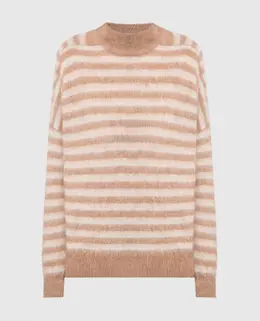 Brunello Cucinelli: Коричневый свитер 
