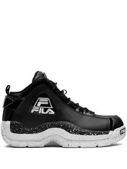 Fila: Чёрные кроссовки 