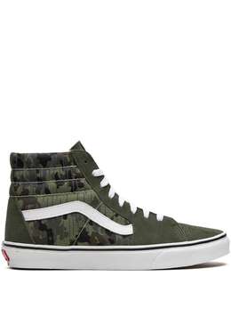 Vans: Зелёные кроссовки  Sk8-Hi