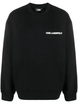 Karl Lagerfeld: Чёрный свитшот 