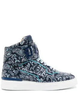 Philipp Plein: Синие кроссовки 