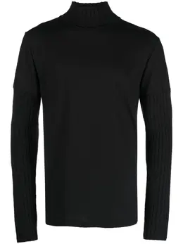 MM6 Maison Margiela: Чёрный свитшот 