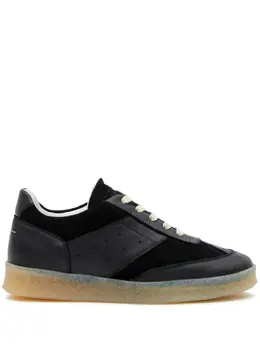 MM6 Maison Margiela: Чёрные кроссовки 