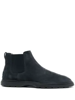Tod's: Голубые ботинки 
