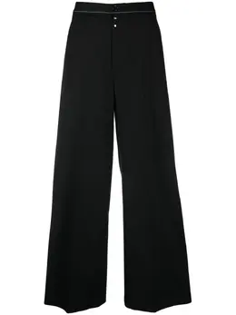 MM6 Maison Margiela: Чёрные брюки 