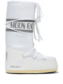 Moon Boot: Белые ботинки 