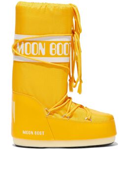 Moon Boot: Жёлтые ботинки 