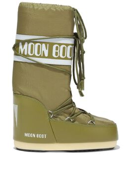 Moon Boot: Ботинки цвета хаки 