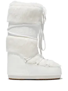 Moon Boot: Белые ботинки 