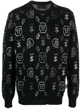 Philipp Plein: Жаккардовый свитер 