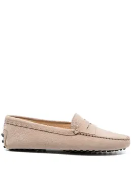 Tod's: Светлые лоферы  Gommino