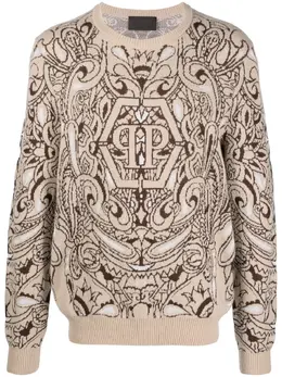 Philipp Plein: Свитер с принтом 