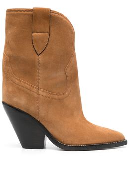 ISABEL MARANT: Коричневые ботинки  Leyane