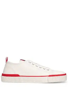 CHRISTIAN LOUBOUTIN: Белые кроссовки 
