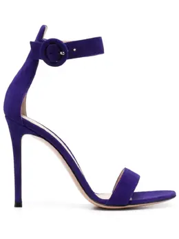 Gianvito Rossi: Фиолетовые сандалии  Portofino
