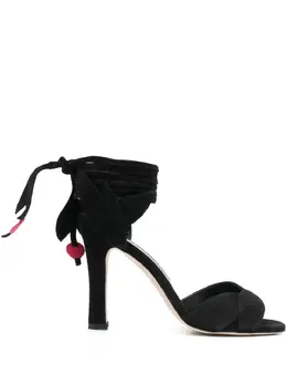 Manolo Blahnik: Чёрные сандалии 