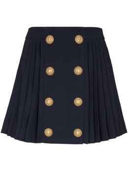 Balmain: Плиссированная юбка 