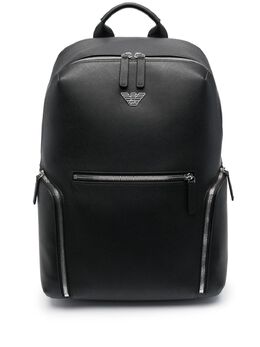 Emporio Armani: Чёрный рюкзак 