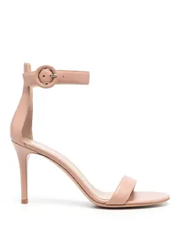 Gianvito Rossi: Бежевые сандалии  Portofino