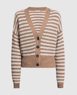 Brunello Cucinelli: Коричневый кардиган 