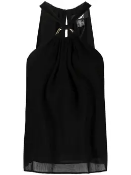 DKNY: Чёрная блуза 