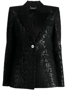 Versace: Однобортный жакет 