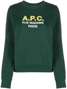 A.P.C.: Свитшот с принтом 