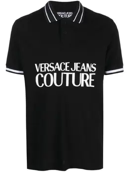 Versace Jeans Couture: Поло с принтом 
