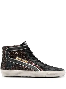 Golden Goose: Чёрные кроссовки  Slide