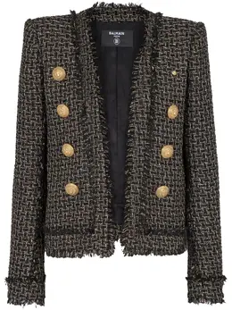 Balmain: Двубортная куртка 