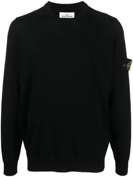 Stone Island: Свитер  Compass из шерсти