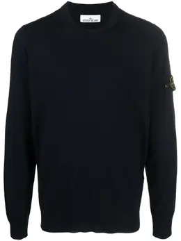 Stone Island: Свитер  Compass из шерсти
