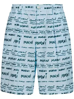 Marni: Светлые шорты 