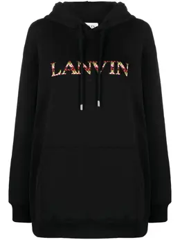 Lanvin: Чёрная толстовка 