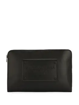 Dolce & Gabbana: Чёрный клатч 