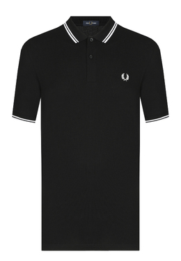FRED PERRY: Чёрное поло 