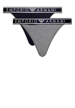 EMPORIO ARMANI Underwear: Синие трусы 