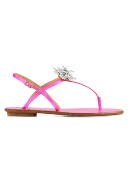 AQUAZZURA: Розовые сандалии 