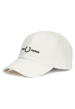 FRED PERRY: Белая кепка 