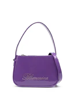 Blumarine: Фиолетовая сумка-шоппер 