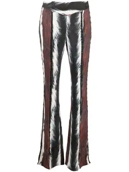 Roberto Cavalli: Брюки с животным принтом 