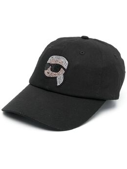 Karl Lagerfeld: Чёрная кепка  Ikonik