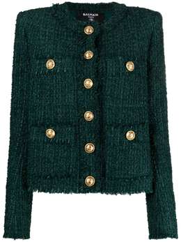 Balmain: Однобортная куртка 