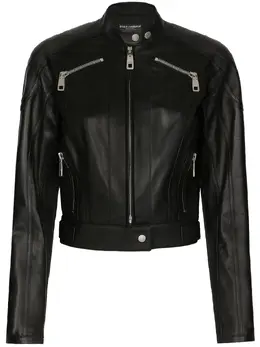 Dolce & Gabbana: Куртка  Biker с длинным рукавом