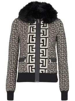 Balmain: Куртка из искусственного меха 