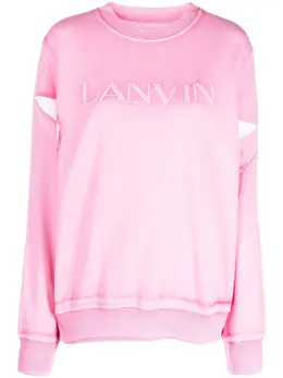 Lanvin: Розовый свитшот 